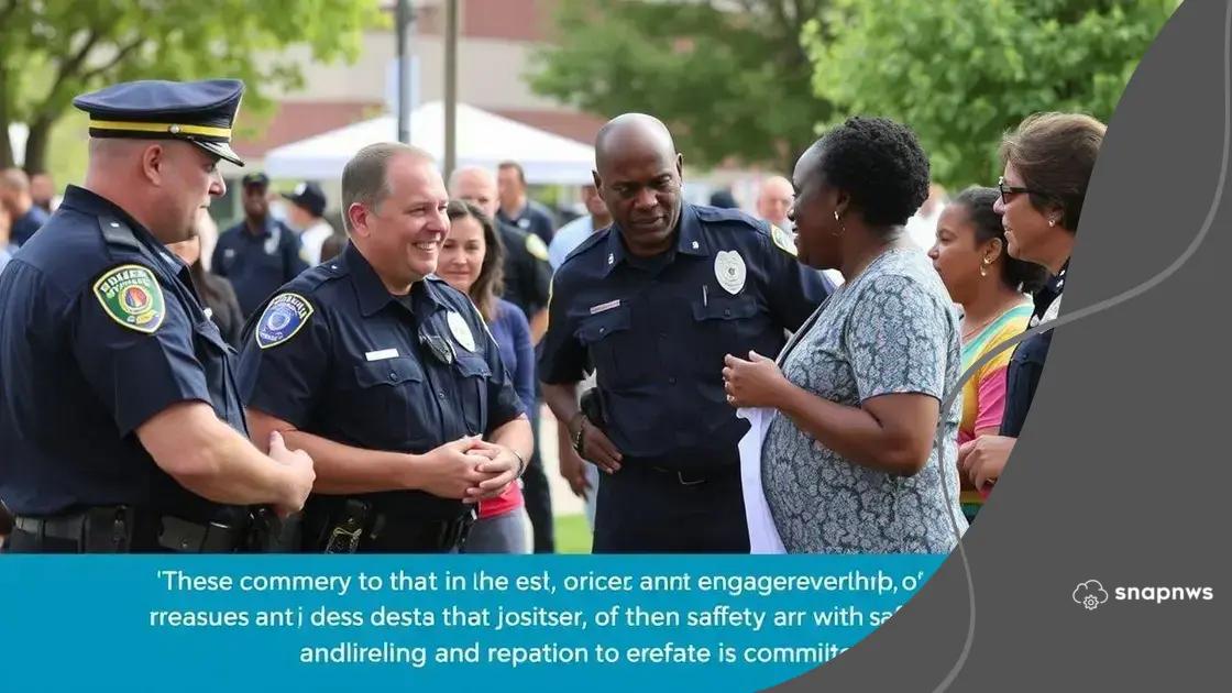 Impact of community involvement in policing