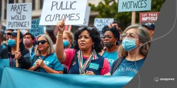 Public employee protests covered: voices of change