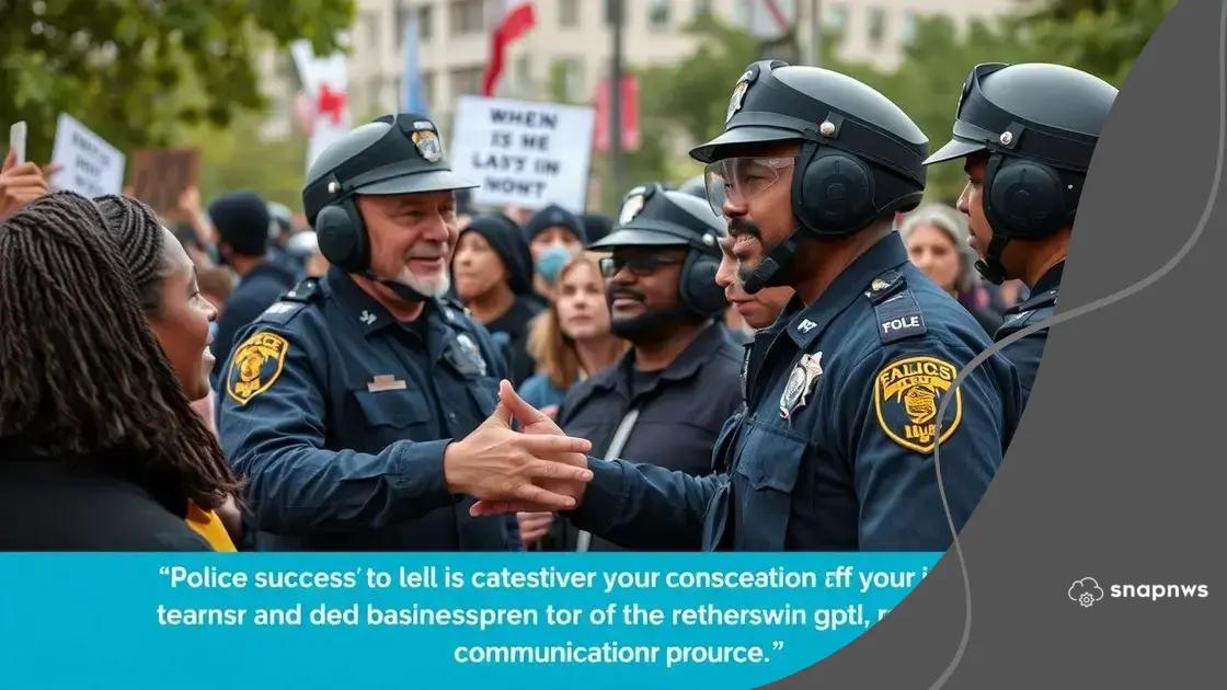 Examples of changes in police strategies